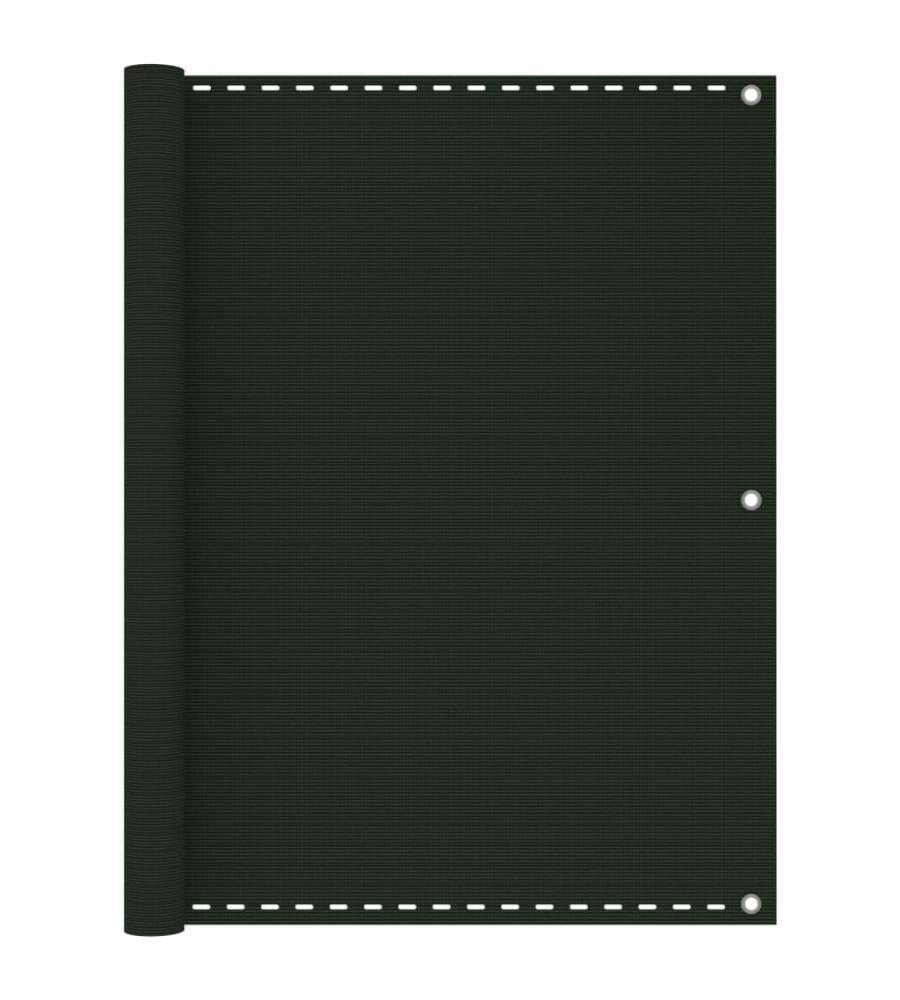 vidaXL - Schermo Frangivista per Balcone Verde Scuro 120x600 cm - Privacy e Comfort