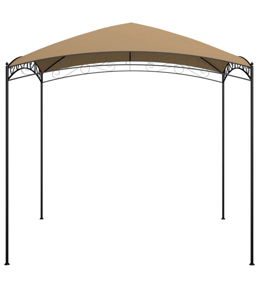 Gazebo 3x3x2,65 m Grigio Talpa 180 g/m