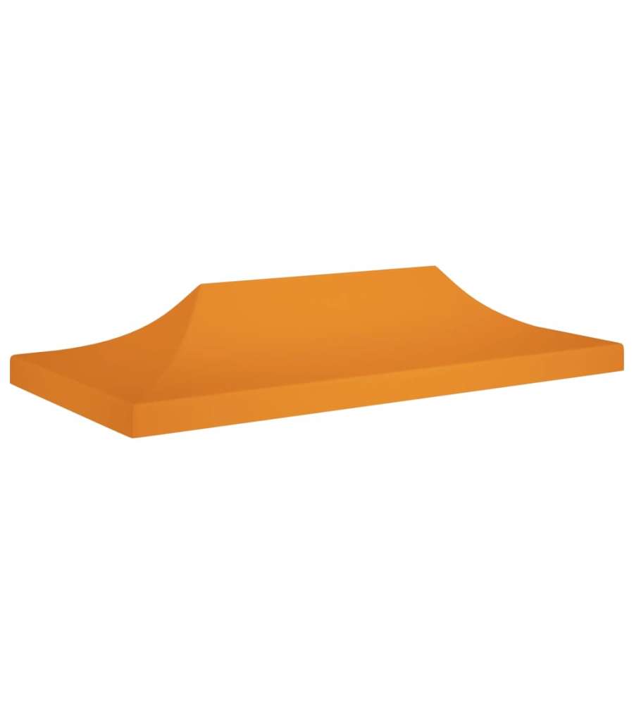 Tetto per Tendone per Feste 6x3 m Arancione 270 g/mq