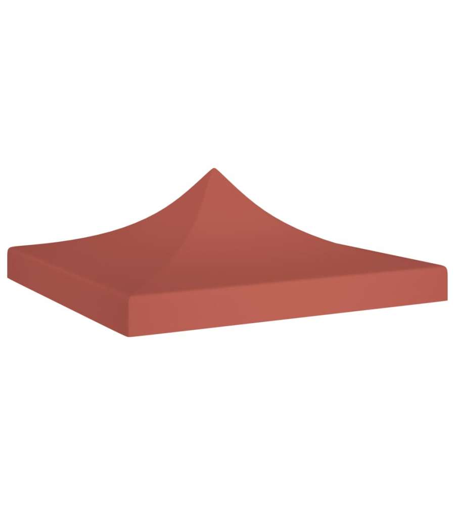 Tetto per Tendone per Feste 2x2 m Terracotta 270 g/mq