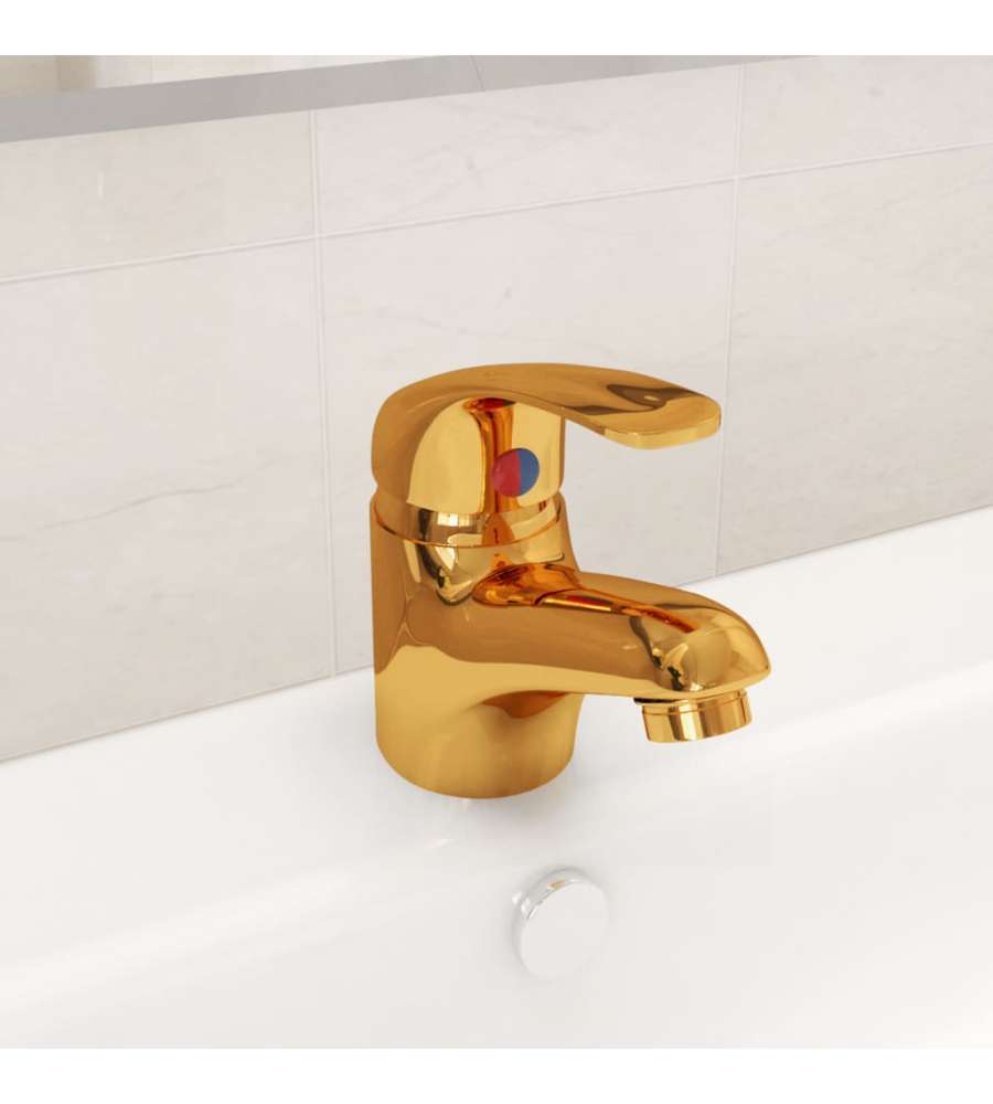 Rubinetto Miscelatore Oro 13x10 cm