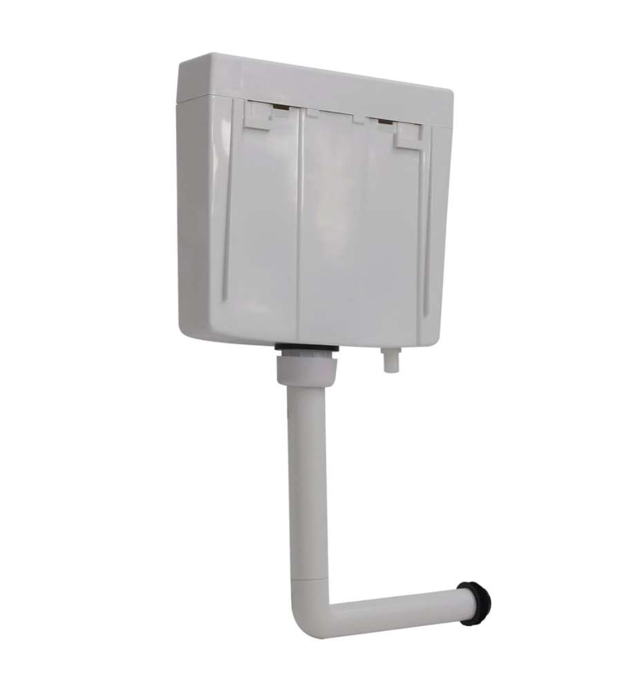 Sciacquone WC con Ingresso Acqua dal Basso 3/6 L Grigio