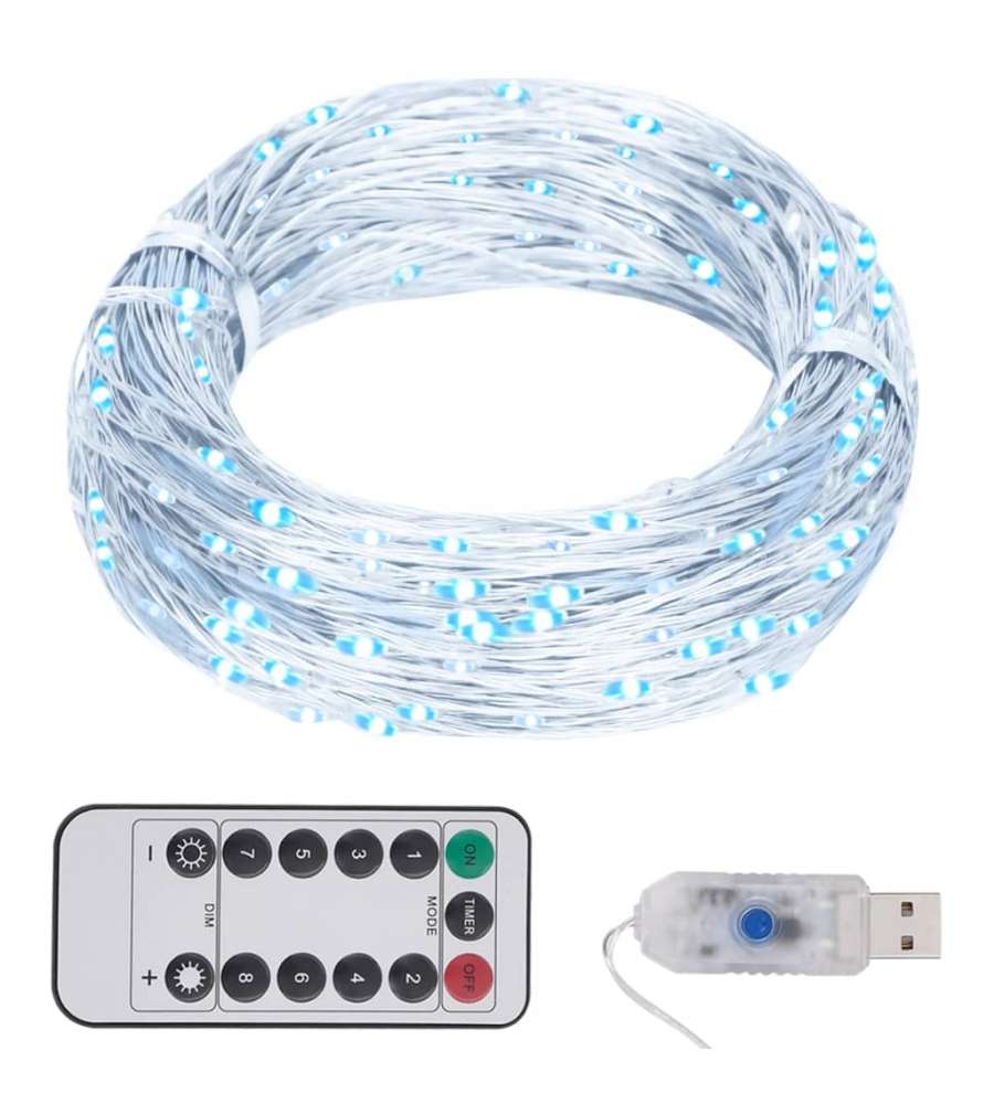 Stringa di Luci con 300 LED Bianco Freddo 30 m