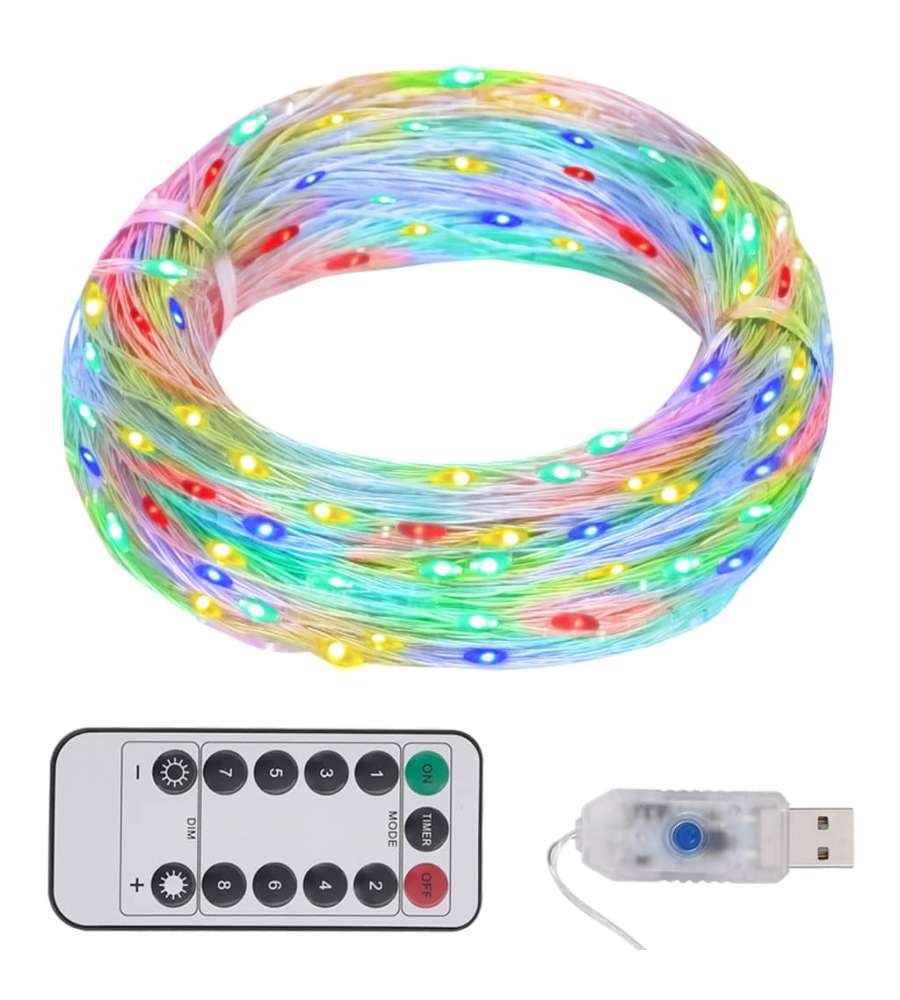 Stringa di Luce con 150 LED Multicolore 15 m