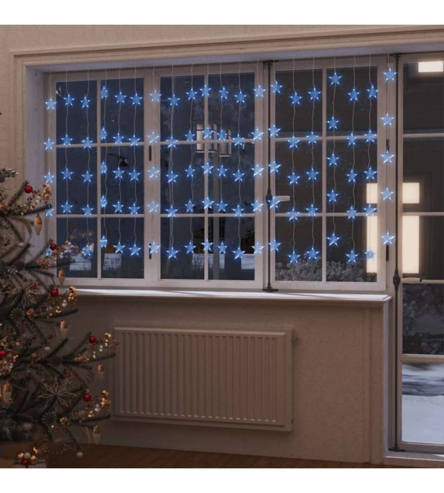 Stella di Luci Fatate a LED 500 LED Blu 8 Funzioni