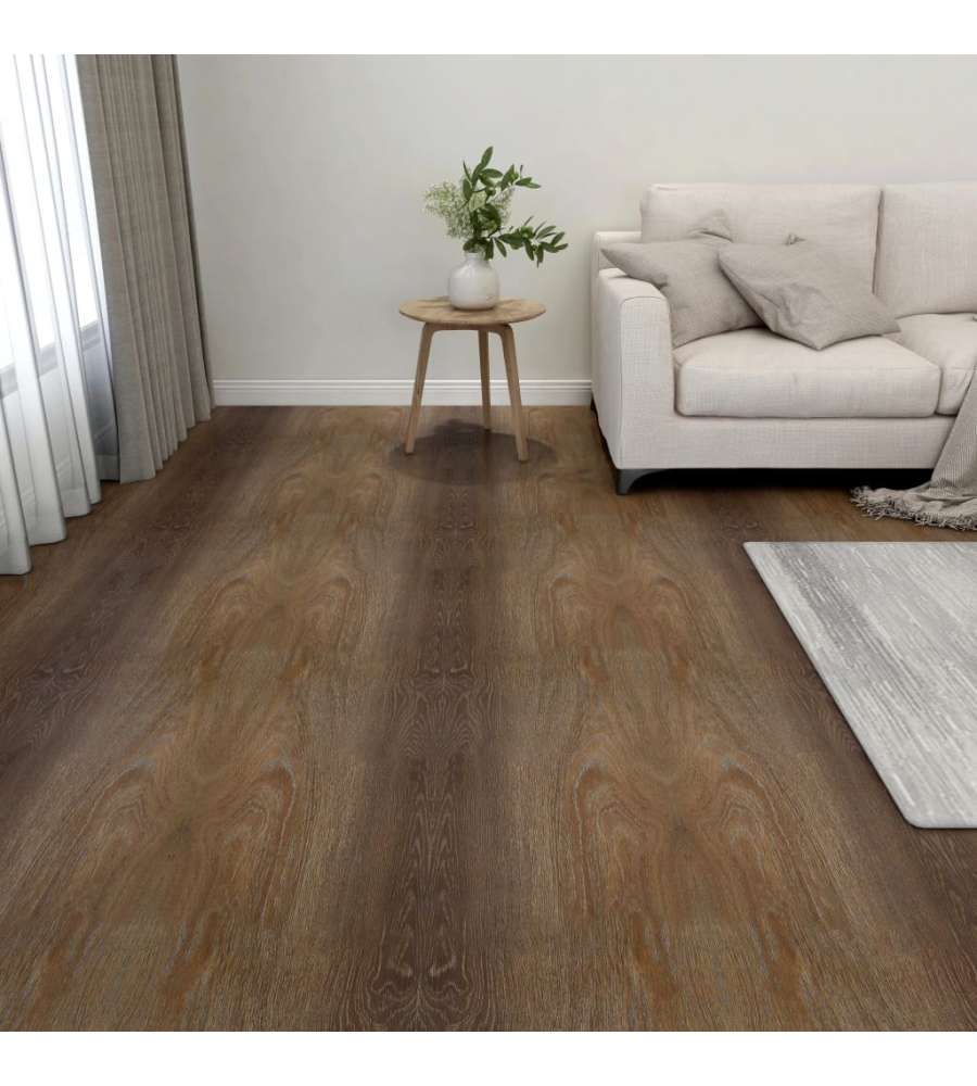 Listoni per Pavimenti Autoadesivi 20 pz in PVC 1,86 mq Marroni 330125