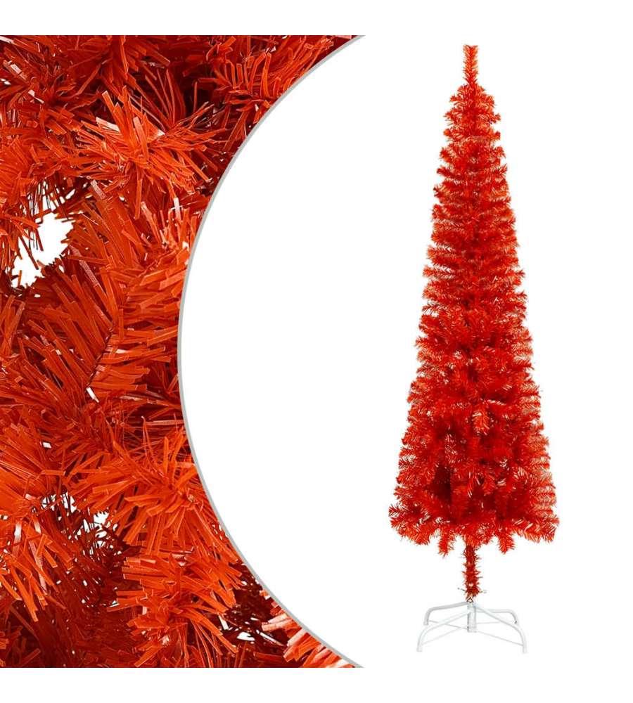 KADAX Albero Di Natale Artificiale 220 Cm: Abete Rosso In PVC Con Tronco Vero, 42 Rami E Base Stabile