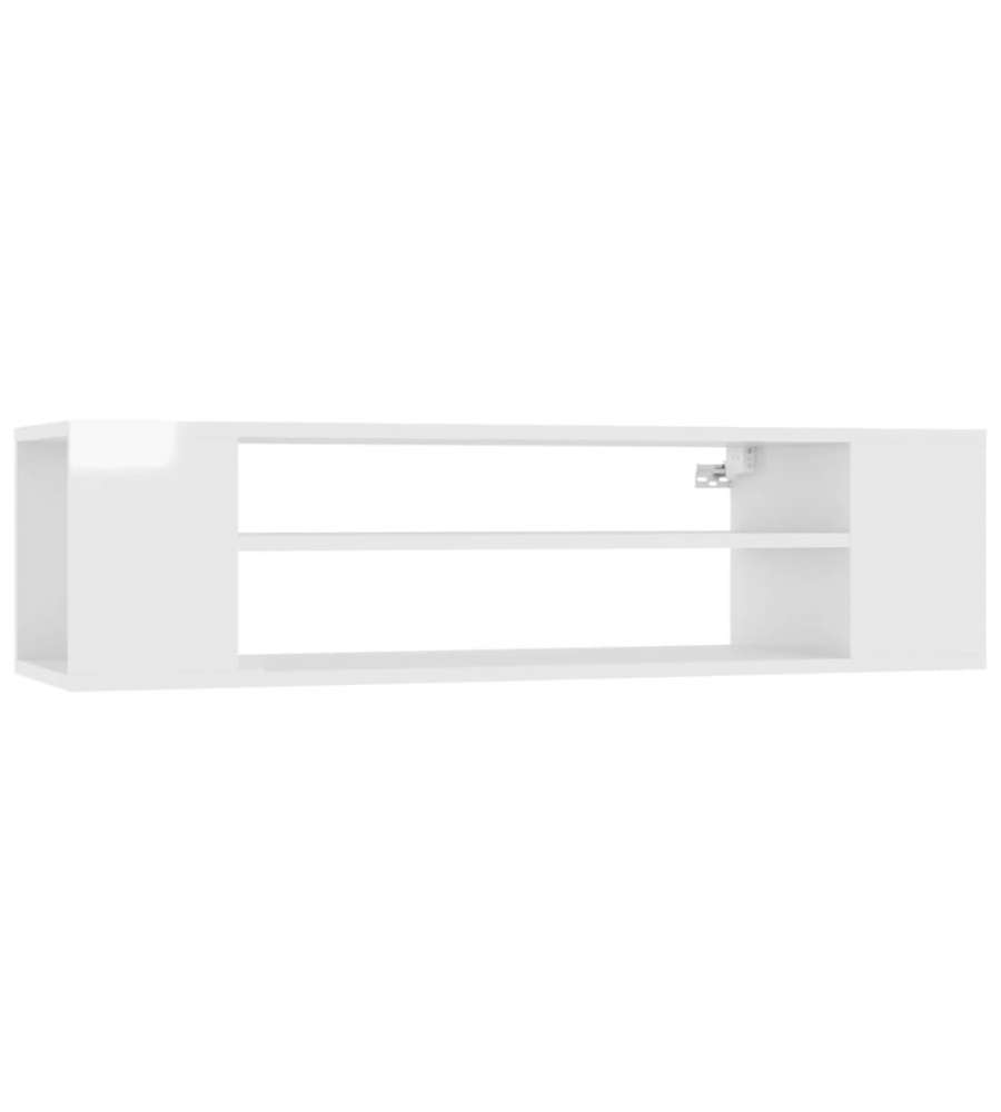 Lowboard 180 bianco lucido mobile TV sospeso TV