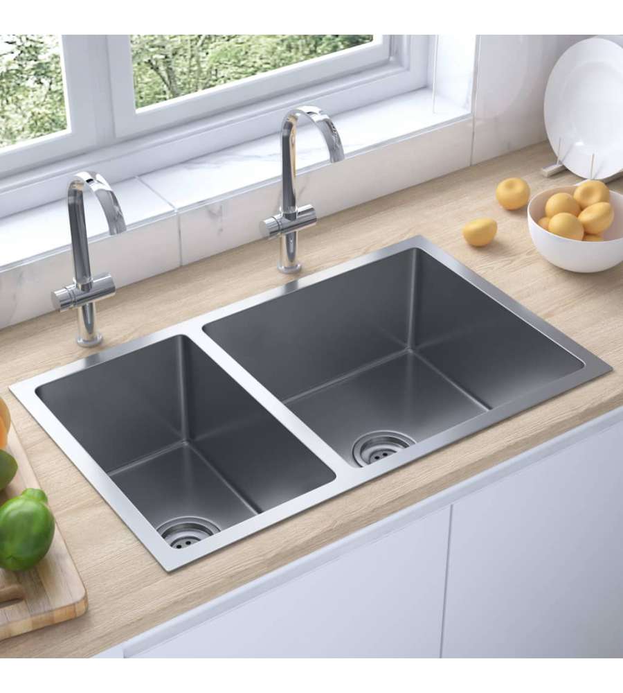 Lavello da Cucina in Acciaio Inossidabile