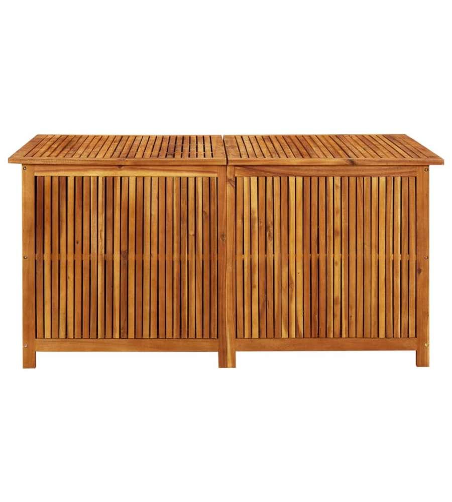 Contenitore da Giardino 150x80x75cm in Legno Massello di Acacia