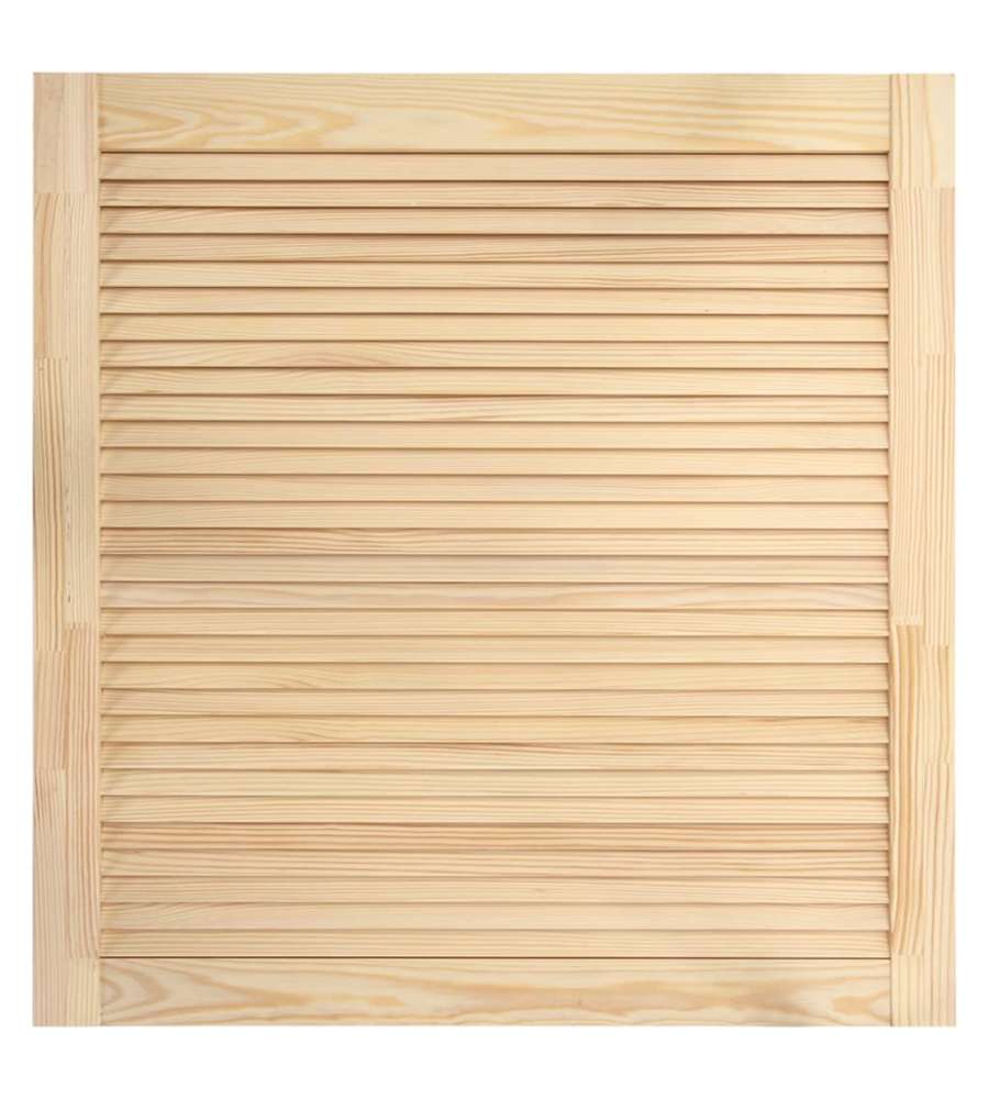 Anta a Lamelle in Legno Massello di Pino 61,5x59,4 cm
