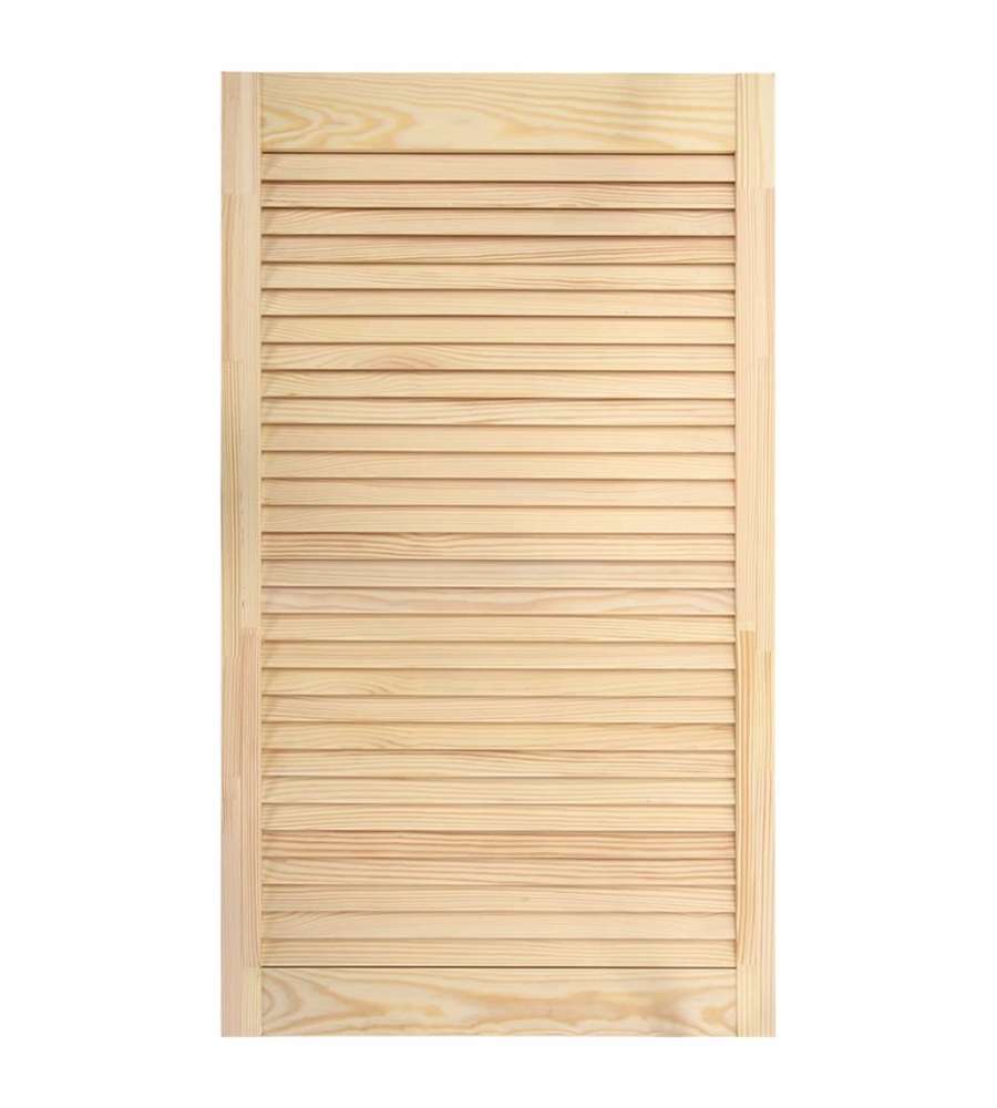 Anta a Lamelle in Legno Massello di Pino 99,3x49,4 cm