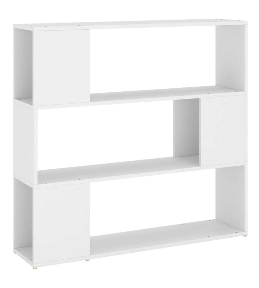 Libreria/Divisorio Bianco 100x24x94 cm