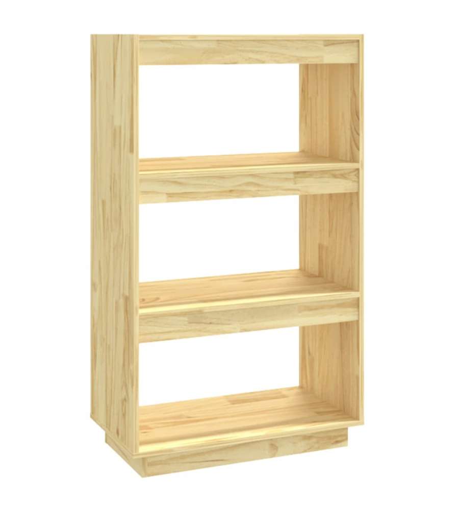 Libreria/Divisorio 60x35x103 cm in Legno Massello di Pino