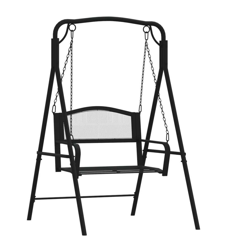 Dondolo 124 cm in Acciaio Nero