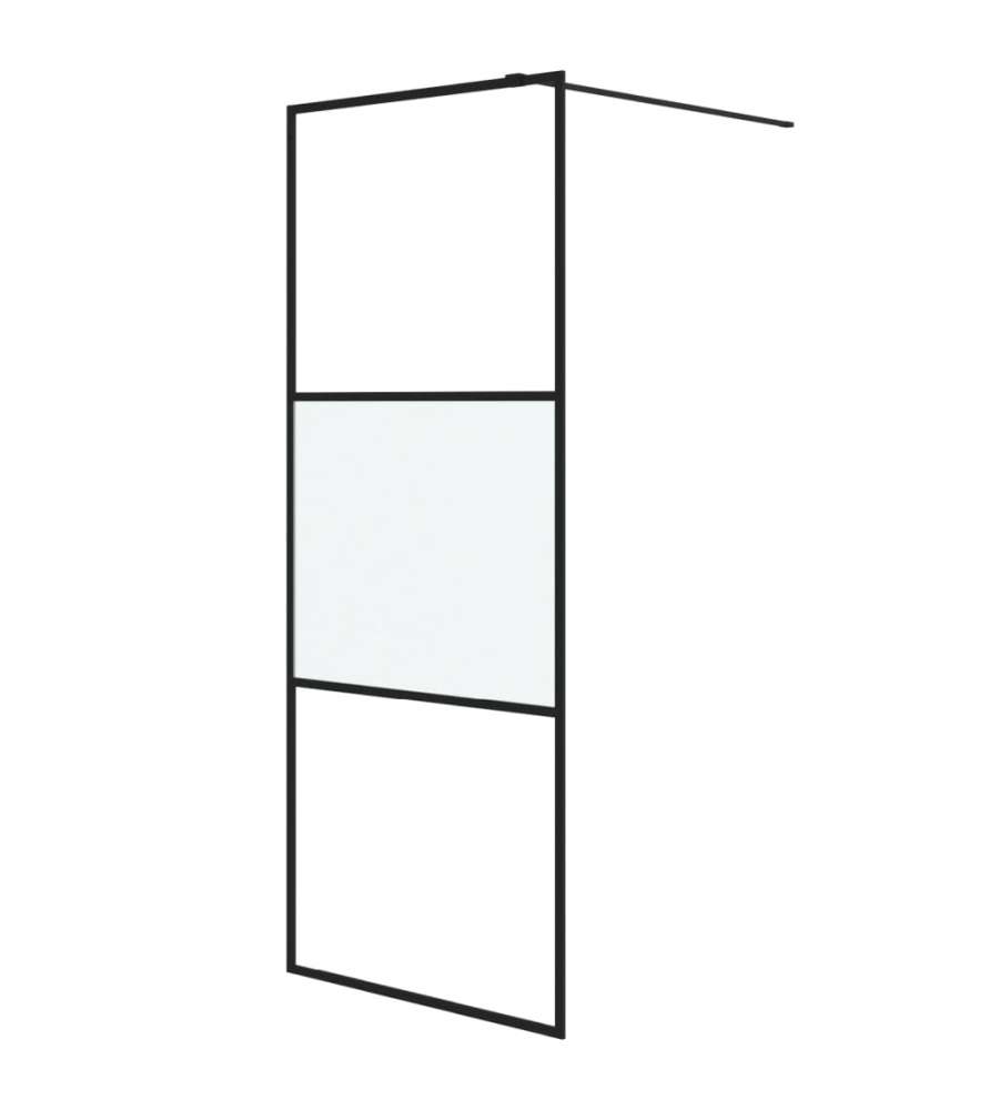 Parete Doccia Walk in 80x195 cm Vetro Semi Smerigliato ESG