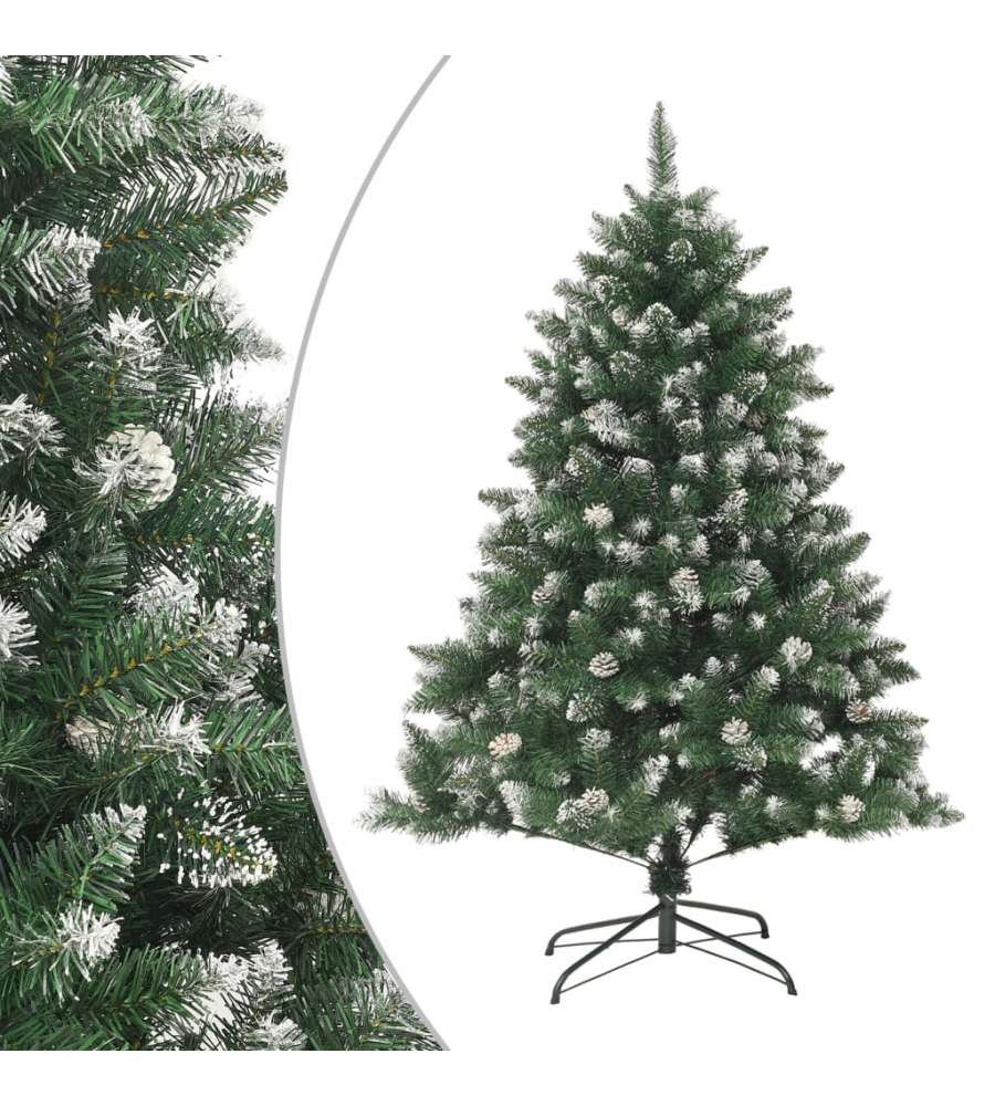 Albero di Natale Artificiale con Base 120 cm PVC