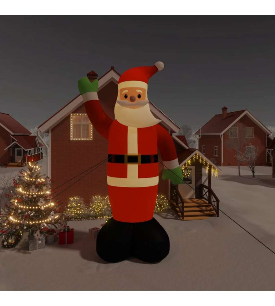 Babbo Natale Gonfiabile con LED 820 cm