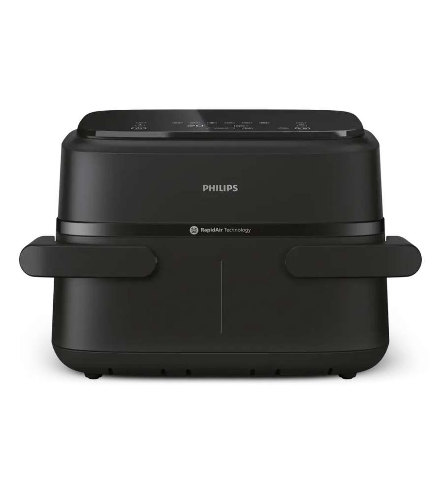 Philips Friggitrice ad aria doppio cestello 7,1 L nera - 2450 W
