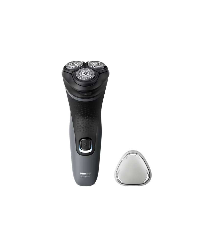 Philips Rasoio elettrico serie 1000 PowerCut - Nero e grigio