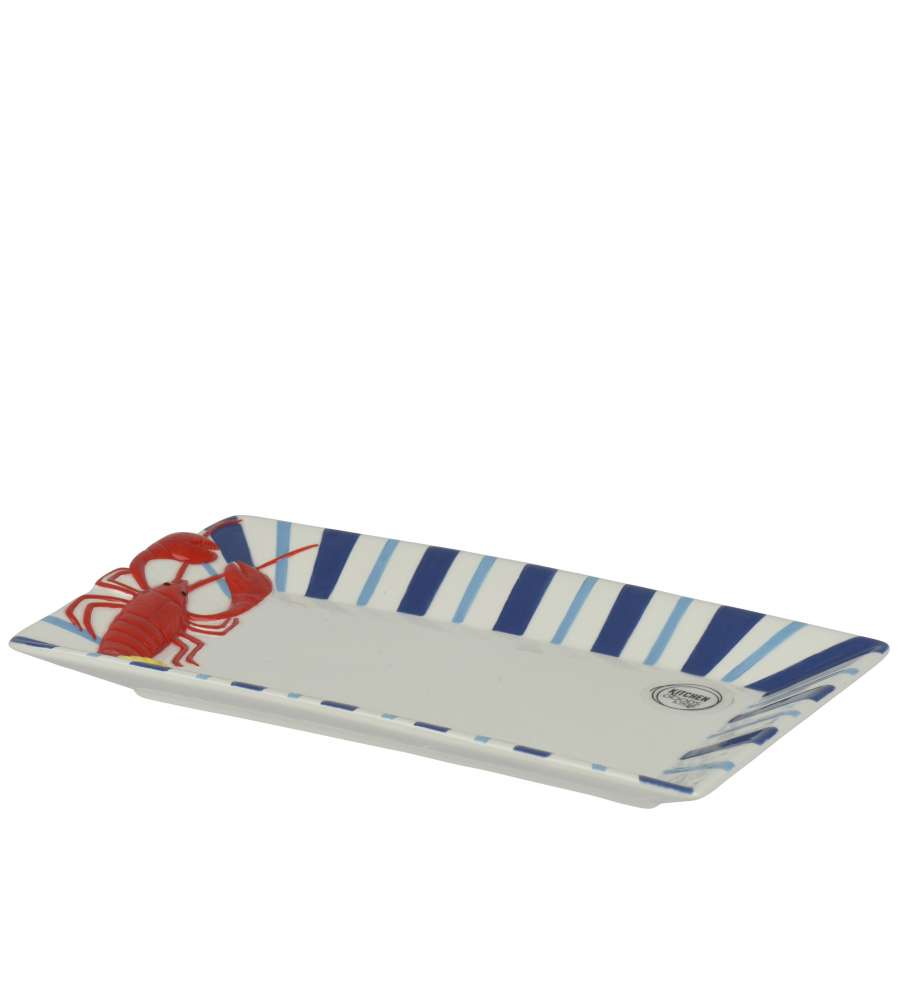 Kaeming Piatto da portata rettangolare aragosta 25,7x14,2 cm