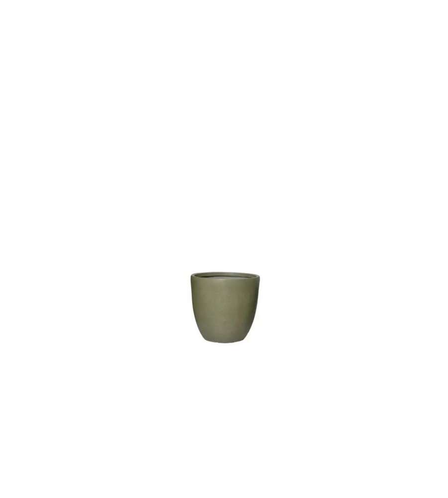 Vaso Tyler per piante Rotondo Verde �44 cm Effetto Grezzo Indoor/Outdoor
