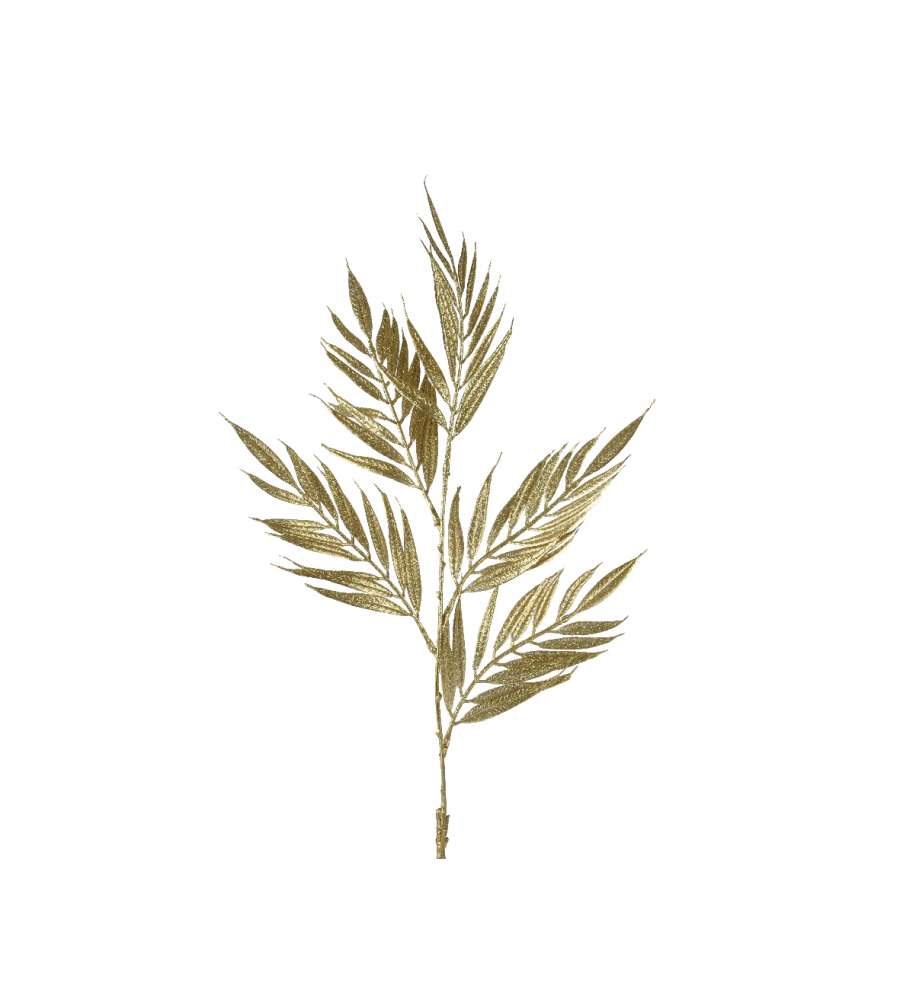 Decoris Ramo con Foglie Oro - Decorazione Natalizia 16x2x82 cm