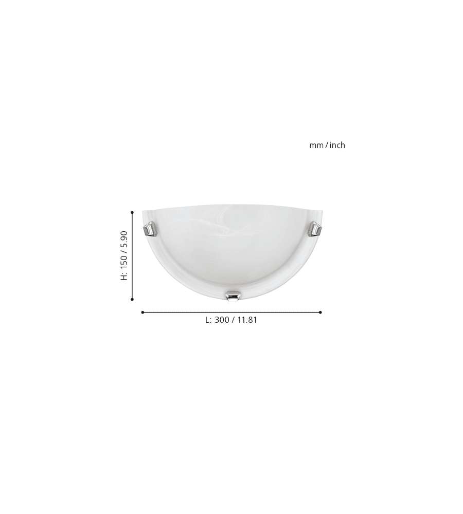 EGLO Lampada Da Soffitto LED Passano - Acciaio Bianco E Oro - Attacco E27 - 35 Cm Di Diametro