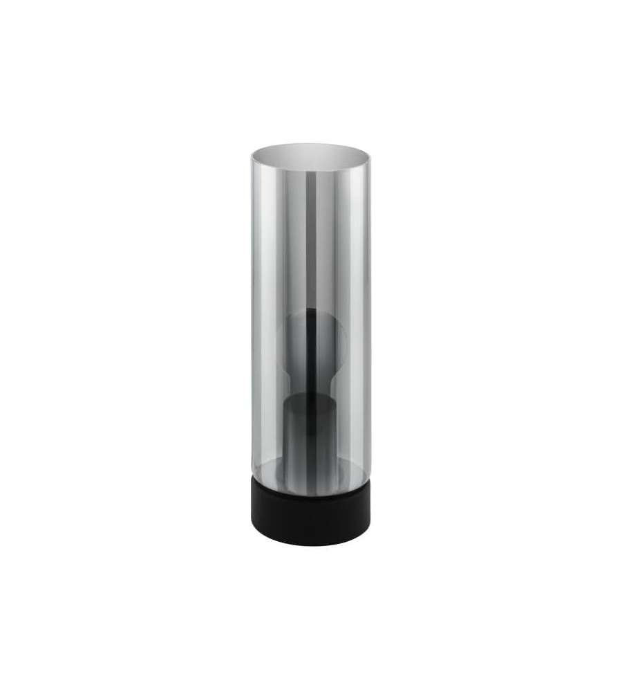 Lampada da tavolo Damasco trasparente E27 60W