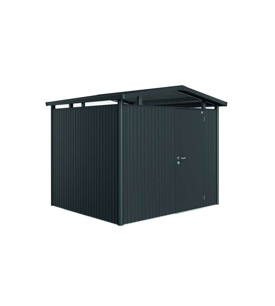 Casetta Panorama Misura P3 grigio scuro metallizzato con porta standard