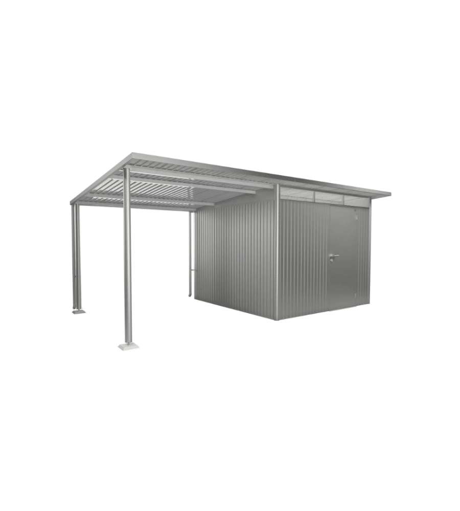 Biohort Tenda Parasole per Casetta AvantGarde A3 A7 Argento 243x300 cm