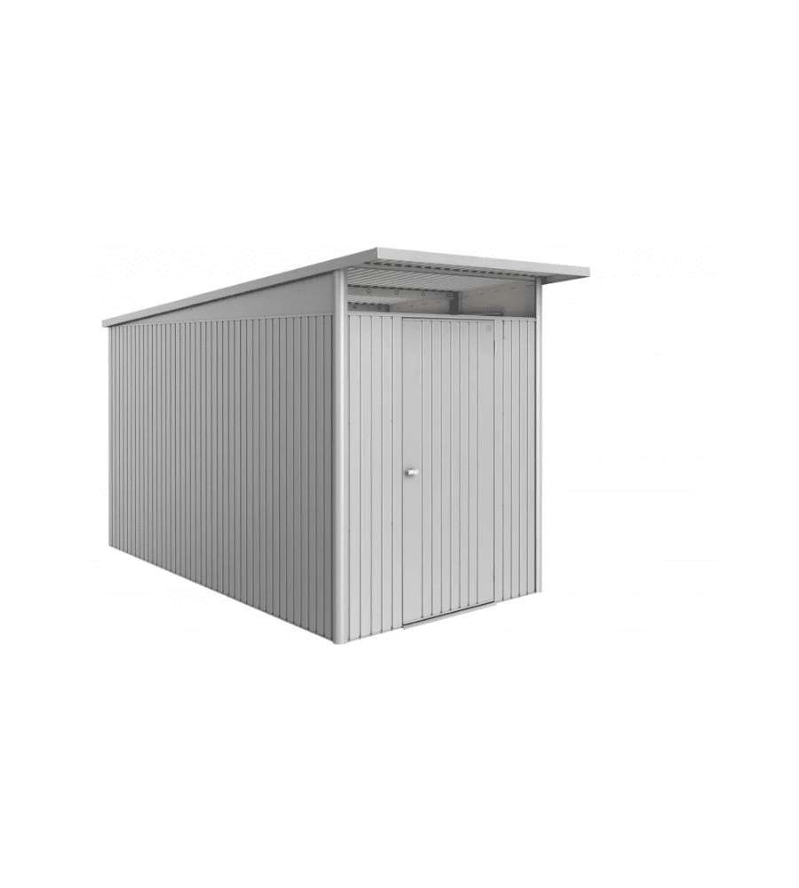 Biohort Casetta da Giardino in Metallo A4 ECO 180x380 cm Argento