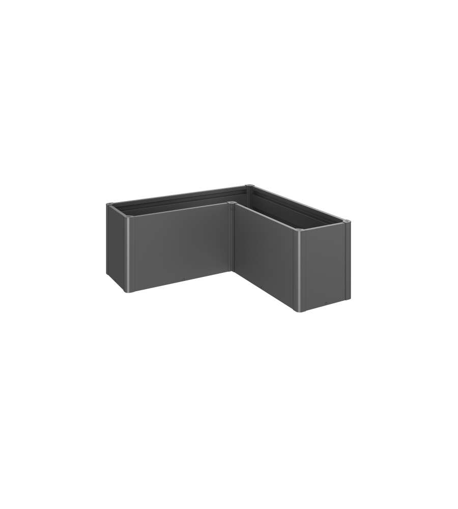 Fioriera Belvedere MIDI Gr. L150 grigio scuro metallizzato
