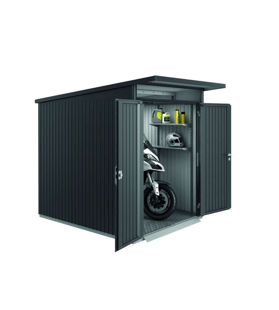 Casetta AvantGarde Misura A2 grigio scuro metallizzato con porta standard