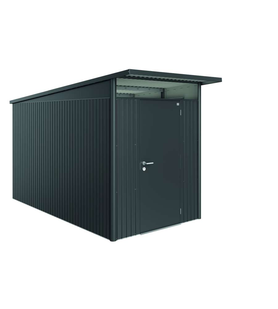 Casetta AvantGarde Misura A4 grigio scuro metallizzato con porta standard