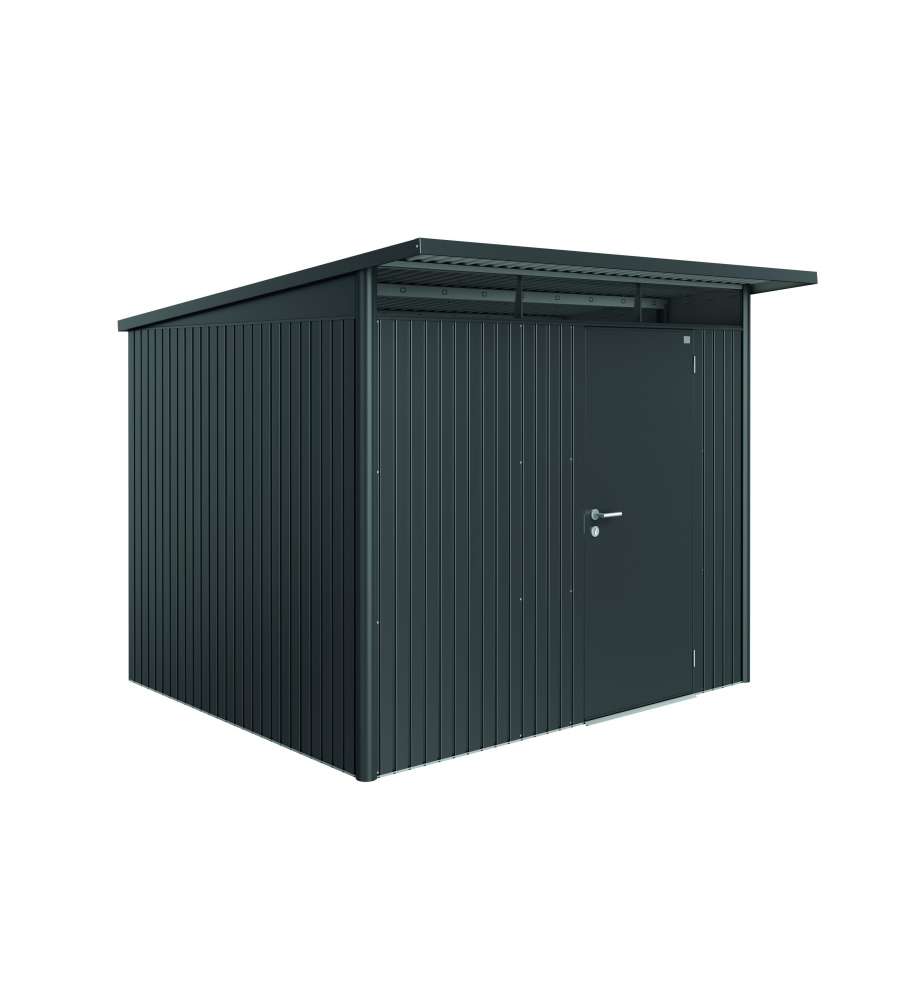 Casetta AvantGarde Misura A6 grigio scuro metallizzato con porta standard