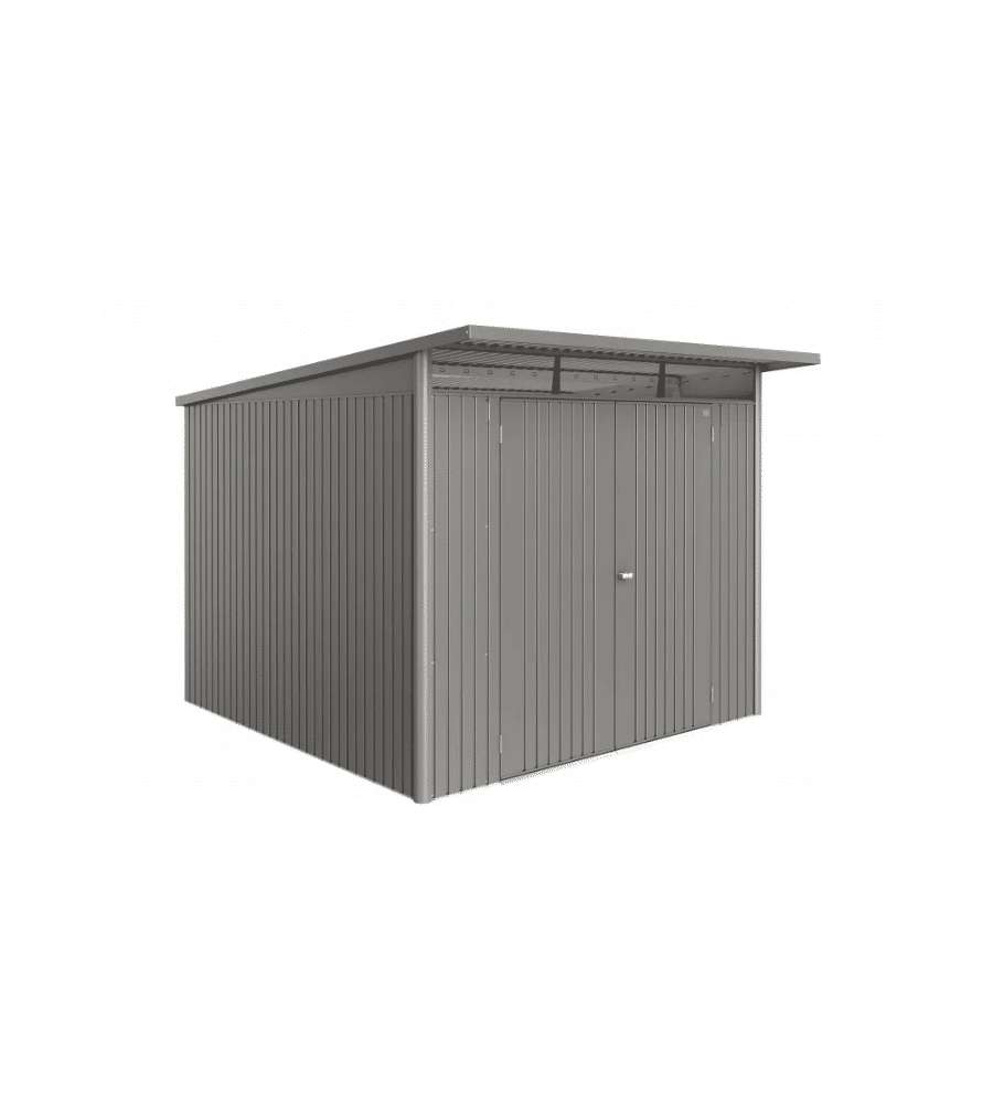 Biohort Casetta da Giardino Metallo A7 Eco Grigia 260x300 cm