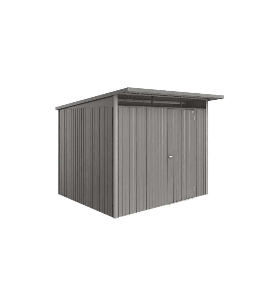 Biohort Casetta da Giardino A6 ECO Grigia 260x260 cm in Metallo
