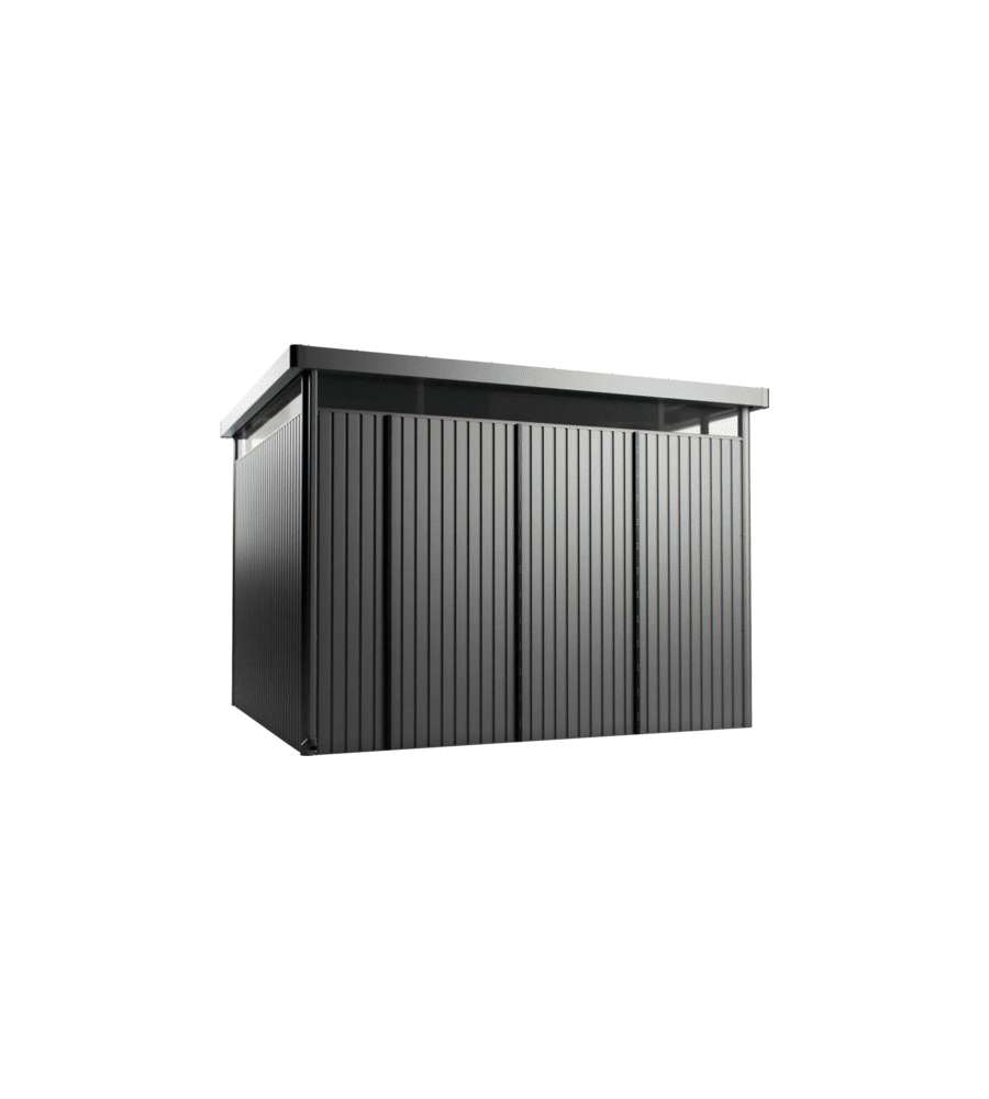 Biohort Predisposizione fotovoltaica nera 3x4x175 cm per giardino
