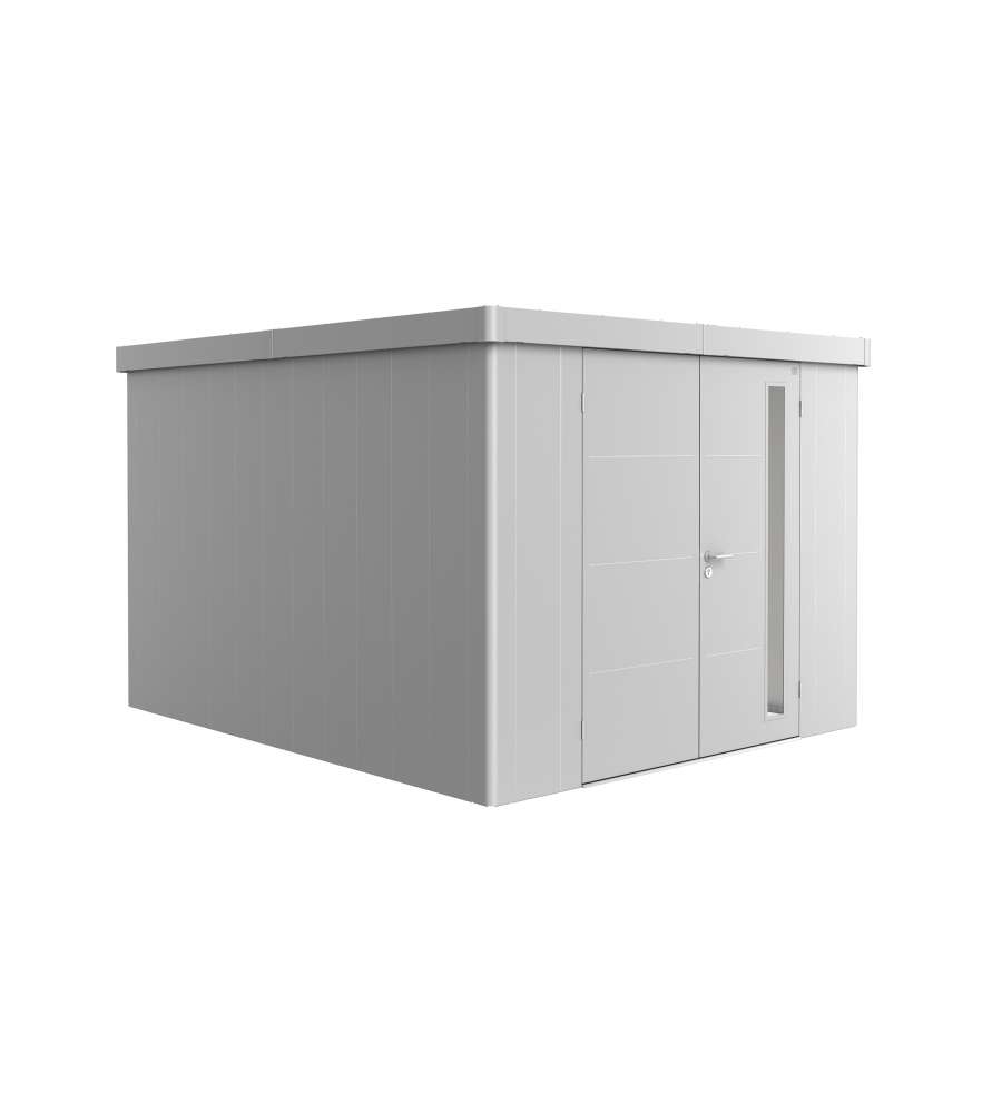 Casetta Neo 4C doppia porta, argento metallico
