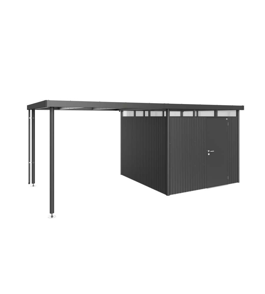 Tetto laterale casetta HighLine Misura H4 grigio scuro metallizzato