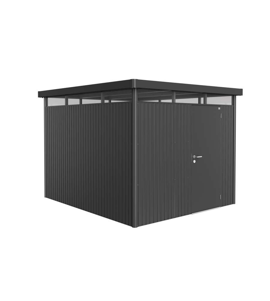 Casetta HighLine Misura H5 grigio scuro metallizzato, porta standard