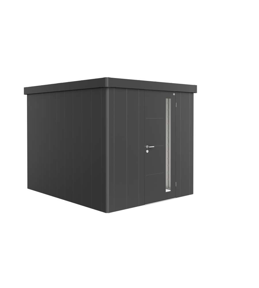 Casetta Neo 3B porta standard, grigio scuro metallizzato