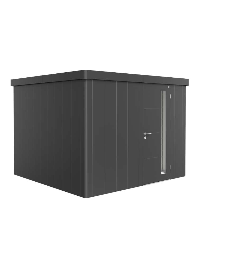 Casetta Neo 3C porta standard, grigio scuro metallizzato