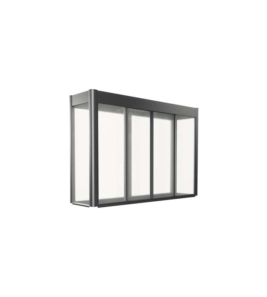Biohort Mini Serra Florentina 2x0,5 m Grigio Scuro Metallizzato