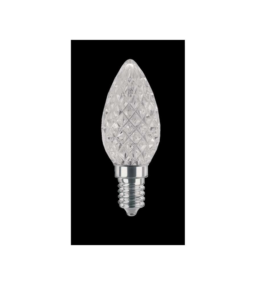 Lampadina LED E14 0,4W Luce Diffusa 2700K per Atmosfera Soffusa