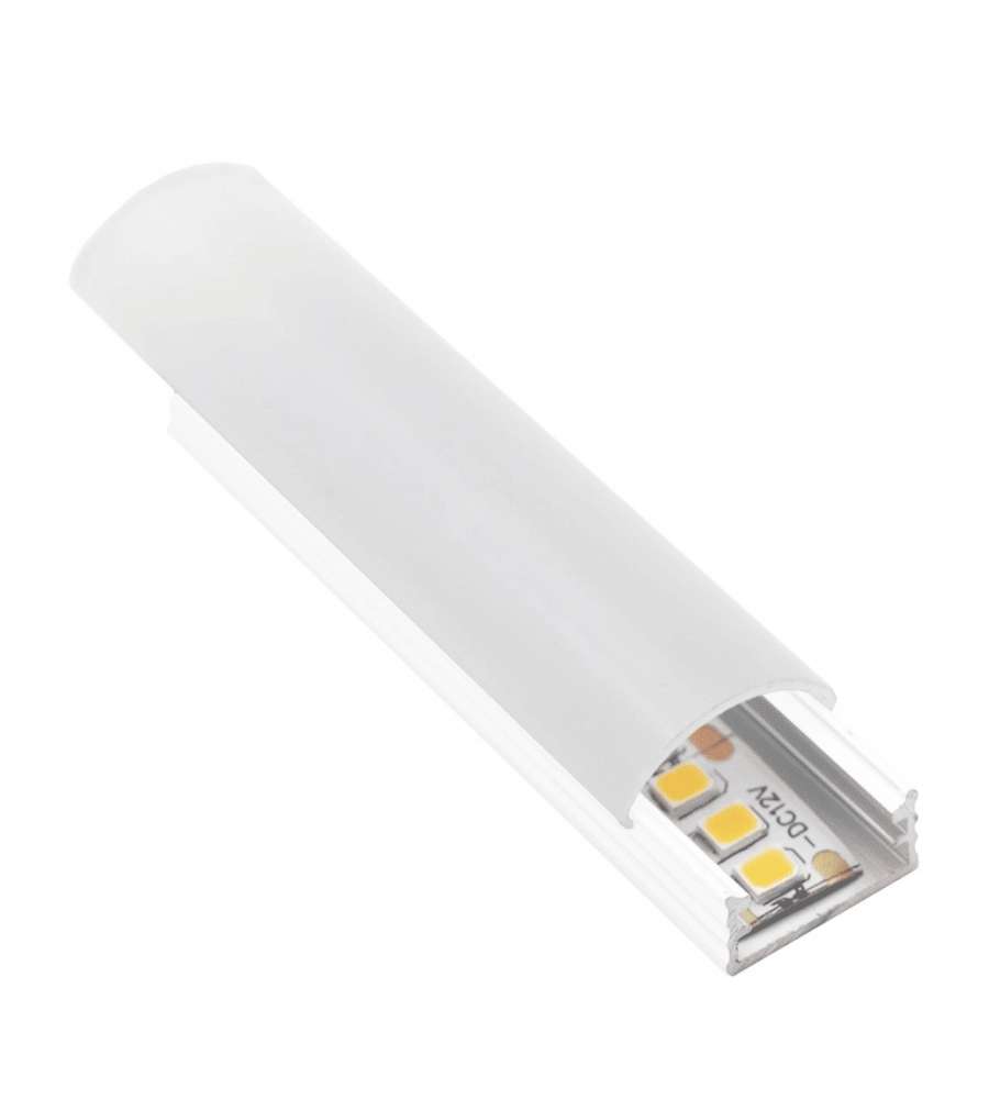 Profilo Alluminio LED - H11 Opale Bianco - Lunghezza 2 m -
