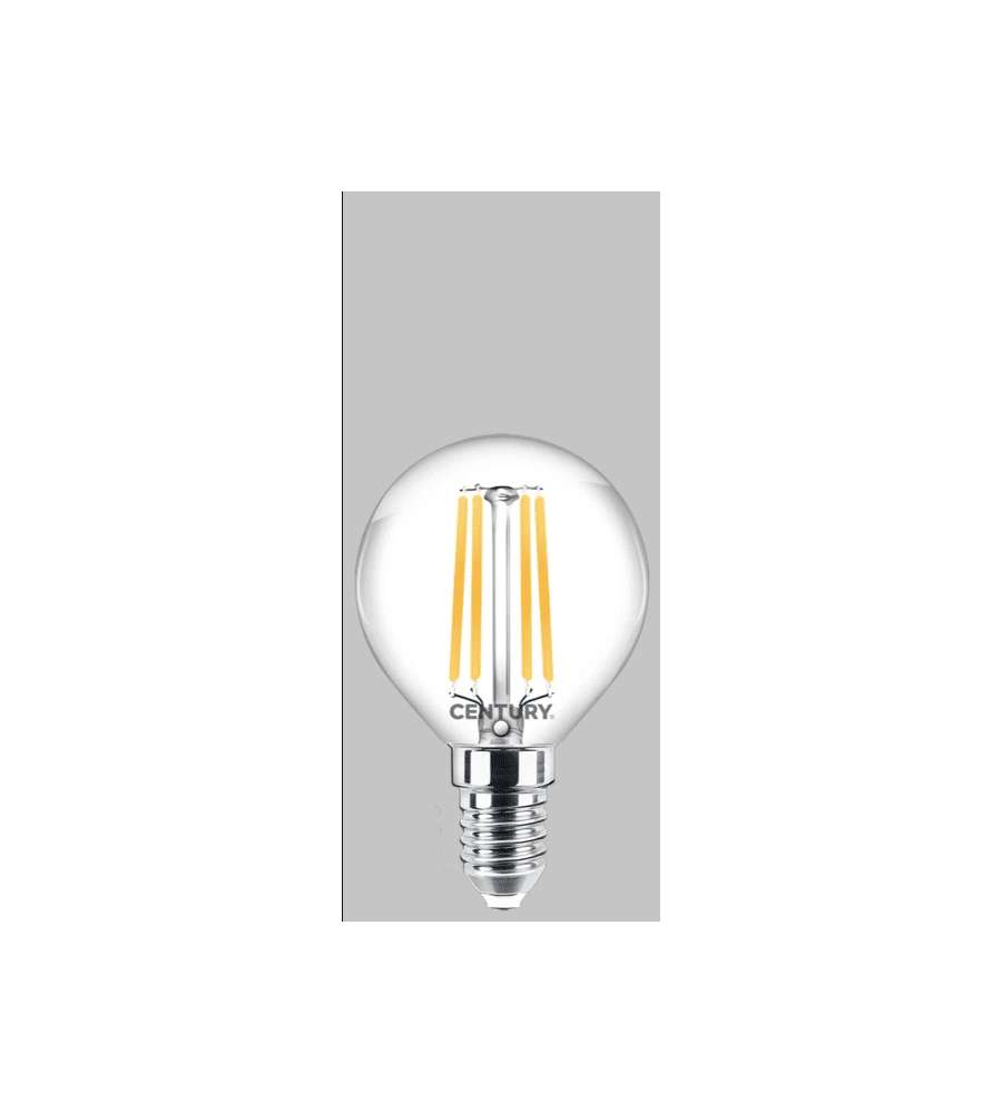 Century Italia Lampadina LED Sfera E14 6,5W 4000K 1055lm Chiara