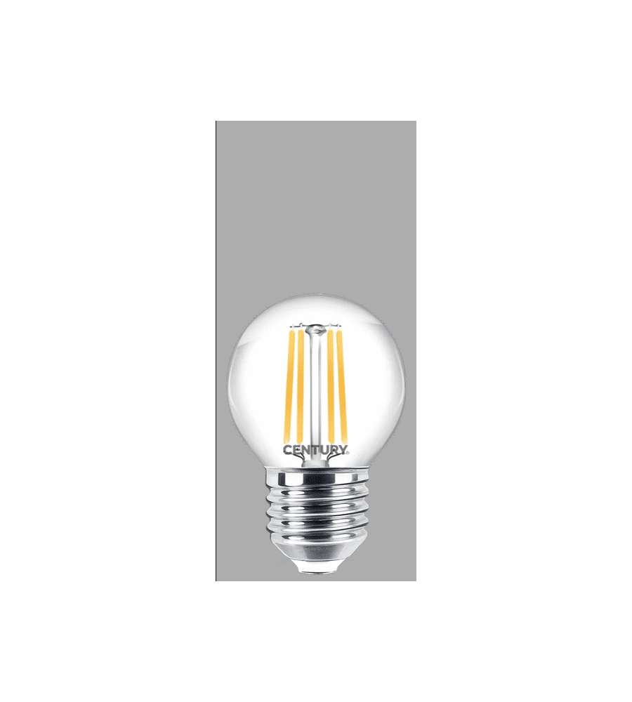 Century Italia Lampadina LED Sfera E27 6,5W Luce Calda 2700K 1055lm