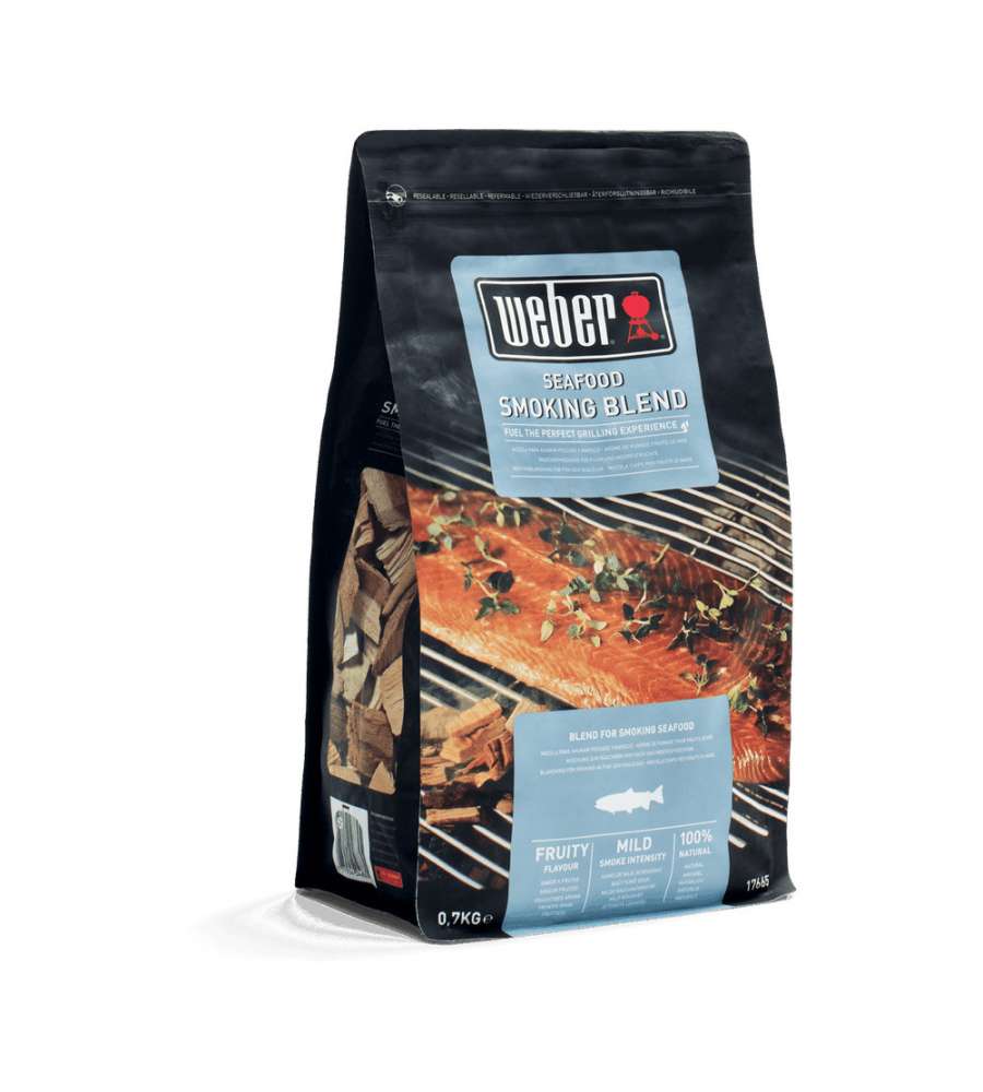 WEBER Mix Chips Frutti di Mare per Affumicatura - Sacco 0,7 kg